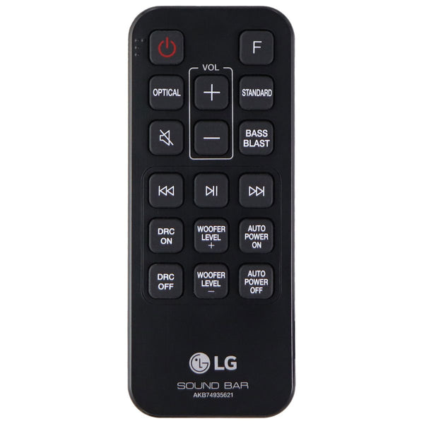 LG Sound Bar OEM Remote Control - Black (AKB74935621) - LG - Simple Cell Shop, Free shipping from Maryland!