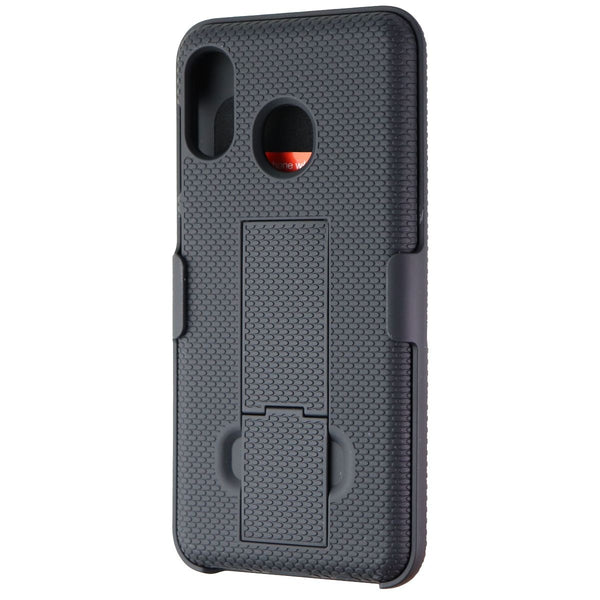 Verizon Shell and Holster Combo Case for Samsung Galaxy A20 - Black - Verizon - Simple Cell Shop, Free shipping from Maryland!