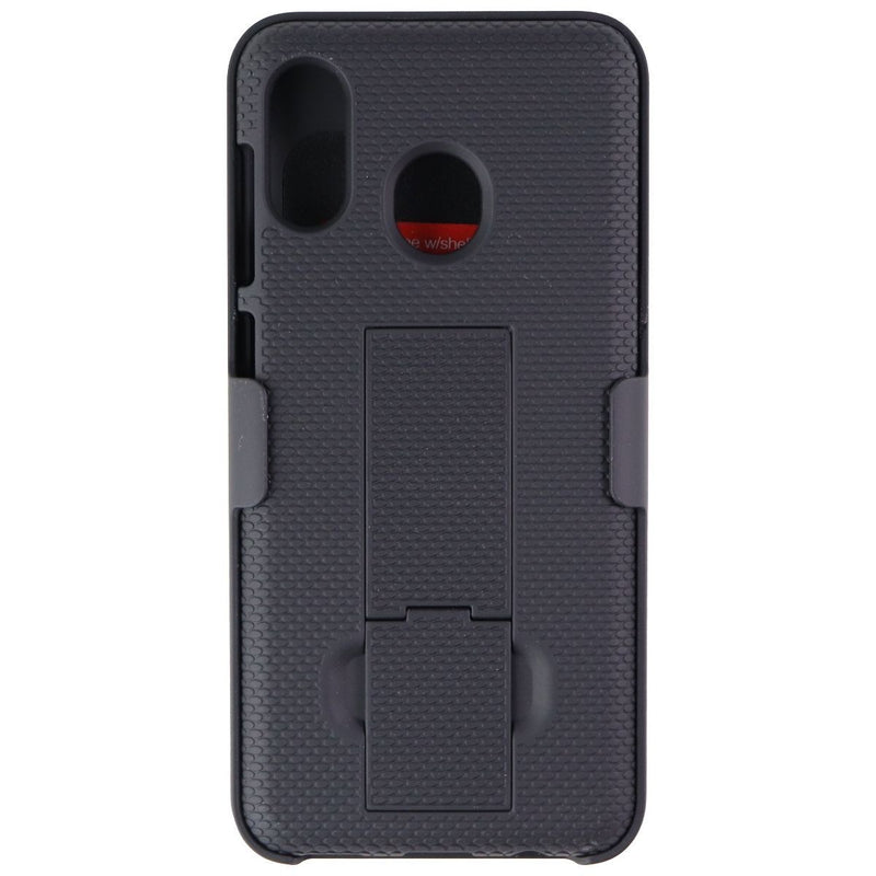 Verizon Shell and Holster Combo Case for Samsung Galaxy A20 - Black - Verizon - Simple Cell Shop, Free shipping from Maryland!