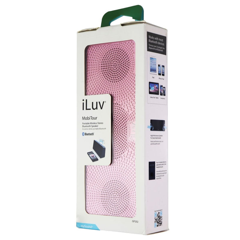 iLuv MobiTour Wireless Bluetooth Speaker for All Bluetooth Devices - Pink - iLuv - Simple Cell Shop, Free shipping from Maryland!