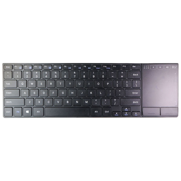 Rii K22 Wireless 2.4GHz Multimedia Keyboard with Touch Pad - Black - Rii - Simple Cell Shop, Free shipping from Maryland!