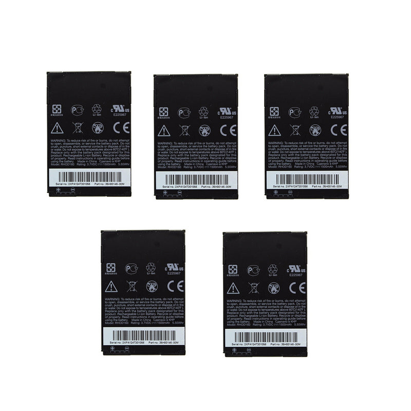 KIT 5x HTC Rechargeable 1,500mAh OEM Battery (RHOD160) for HTC EVO Shift 4G - HTC - Simple Cell Shop, Free shipping from Maryland!