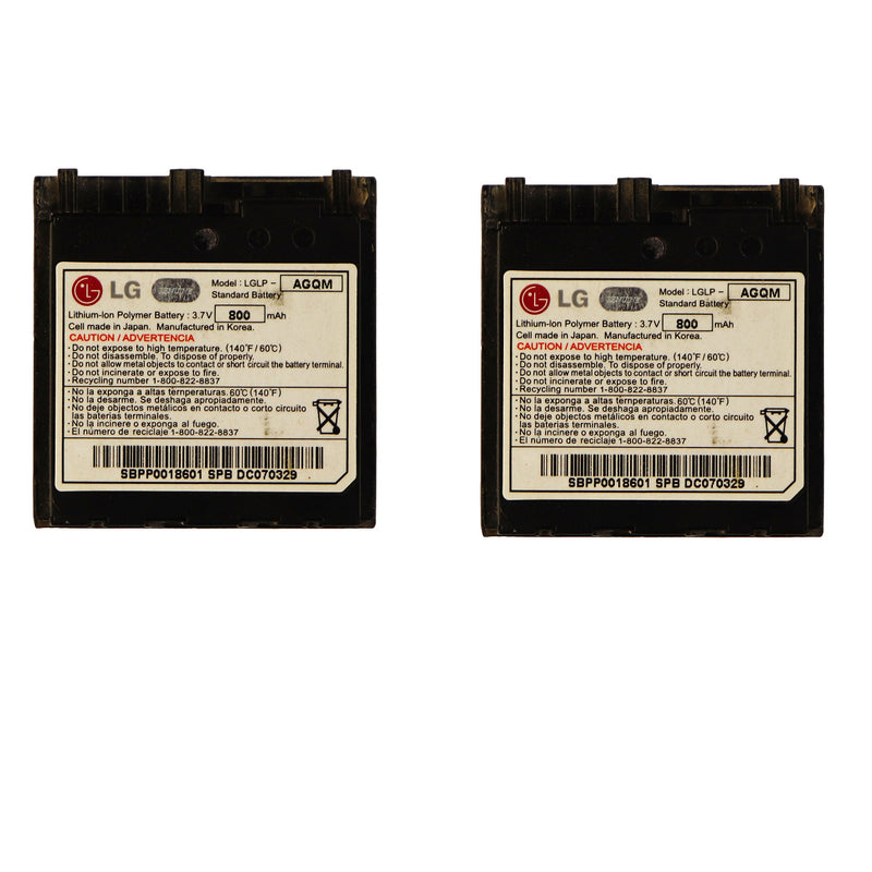 KIT 2x LG LGLP-AGQM 800 mAh Replacement Battery for Env 3 VX9200 - LG - Simple Cell Shop, Free shipping from Maryland!