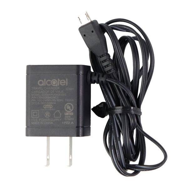 Alcatel (5V/550mA) Micro-USB Travel Charger/Adapter - Black (S003AWU0500055) - Alcatel - Simple Cell Shop, Free shipping from Maryland!