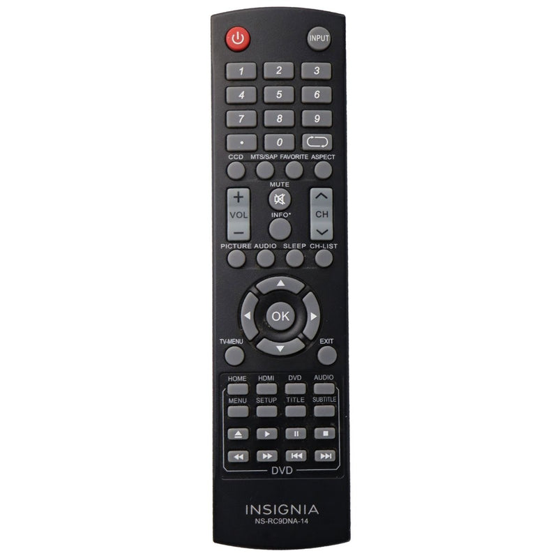 Insignia Remote Control (NS-RC9DNA-14) for Select Insignia TVs - Black - Insignia - Simple Cell Shop, Free shipping from Maryland!