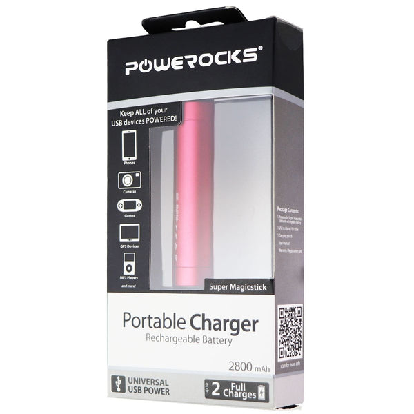 Powerocks Super Magicstick 2,800mAh Portable USB Power Bank - Red - Powerocks - Simple Cell Shop, Free shipping from Maryland!