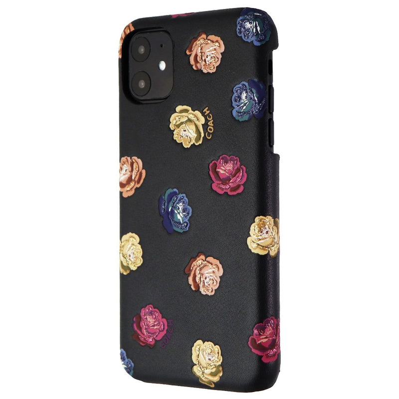Coach Leather Slim Wrap Case for iPhone 11 - Dreamy Peony Rainbow/Black - Coach - Simple Cell Shop, Free shipping from Maryland!