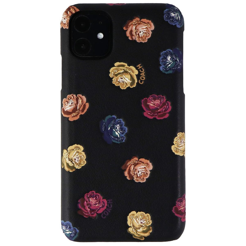 Coach Leather Slim Wrap Case for iPhone 11 - Dreamy Peony Rainbow/Black - Coach - Simple Cell Shop, Free shipping from Maryland!