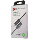PowerPeak Fast Charge 5-Foot USB-C to USB-C Charge, Sync & Power Cable - Black - PowerPeak - Simple Cell Shop, Free shipping from Maryland!