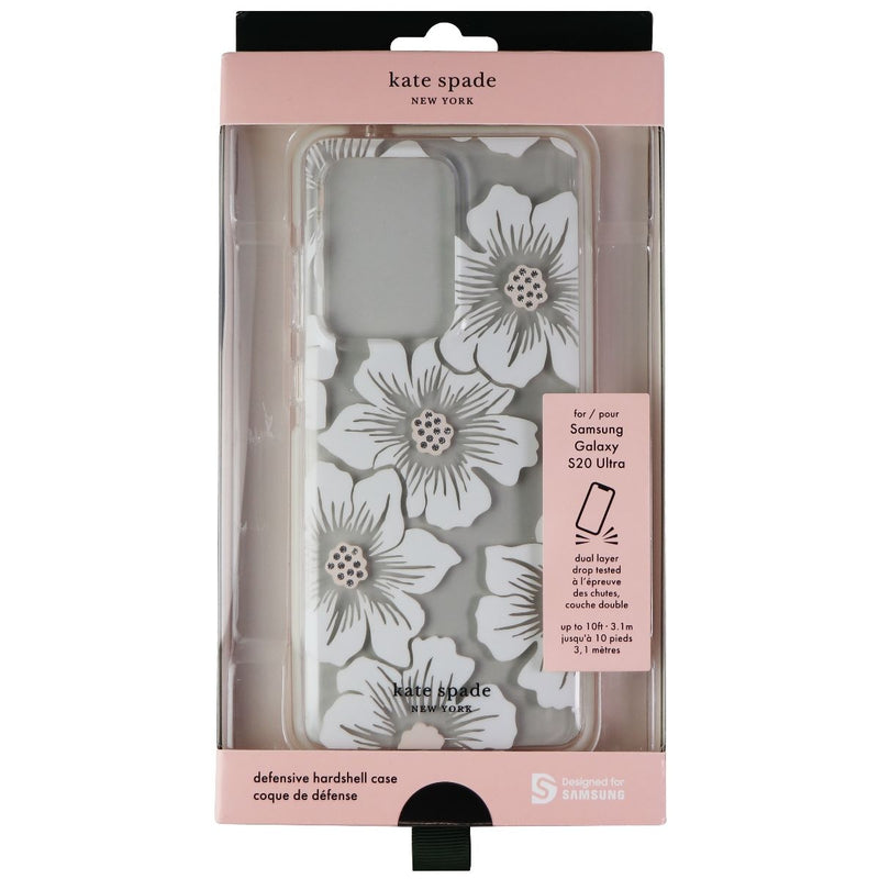 Kate Spade Defensive Hardshell Case for Galaxy S20 Ultra - HollyHock / White