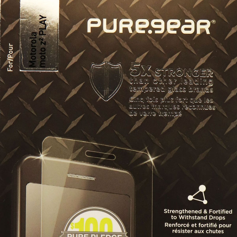 PureGear Steel 360 Tempered Glass Screen Protector for Moto Z2 Play - Clear - PureGear - Simple Cell Shop, Free shipping from Maryland!