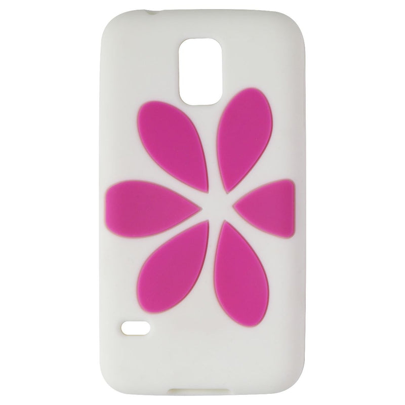Agent 18  FlowerVest Silicone Case for Samsung Galaxy S5 - White / Pink Flower - Agent18 - Simple Cell Shop, Free shipping from Maryland!
