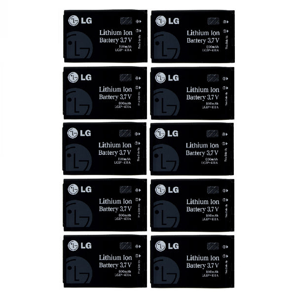KIT 10x LG LGIP-431A 800mAh Replacement Battery for LG230/UX220 /INVISION/CB630 - LG - Simple Cell Shop, Free shipping from Maryland!