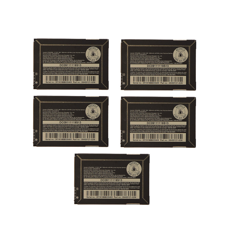 KIT 5x OEM Replacement 1300 mAh Battery (BTR6200B) for HTC My Touch 3G - HTC - Simple Cell Shop, Free shipping from Maryland!