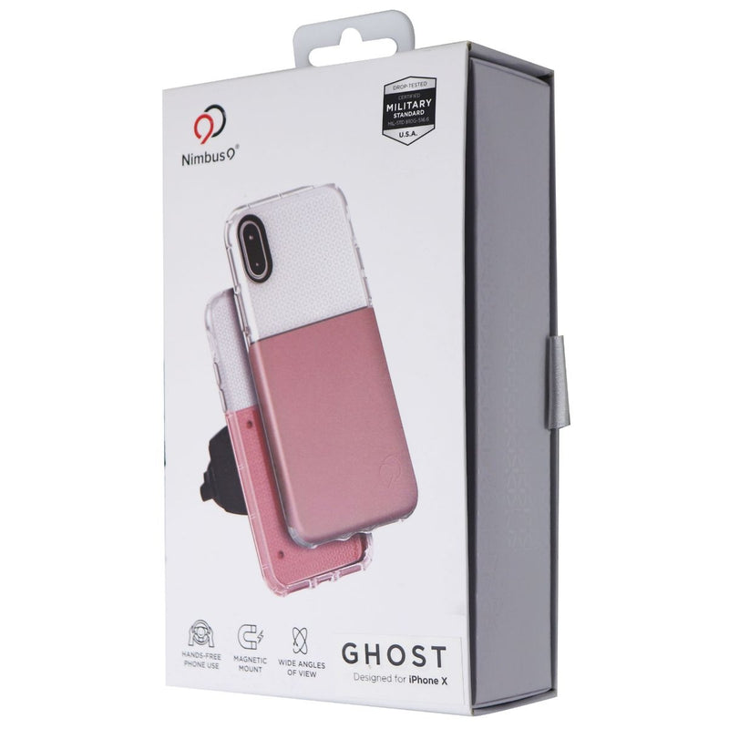 Nimbus 9 Ghost Series Case for Apple iPhone XS / X - Pink/Clear - Nimbus9 - Simple Cell Shop, Free shipping from Maryland!