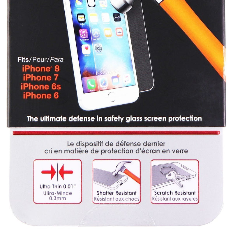 Qmadix Invisible First-Defense 9H Tempered Glass for iPhone 8 / 7 / 6s / 6 - Qmadix - Simple Cell Shop, Free shipping from Maryland!