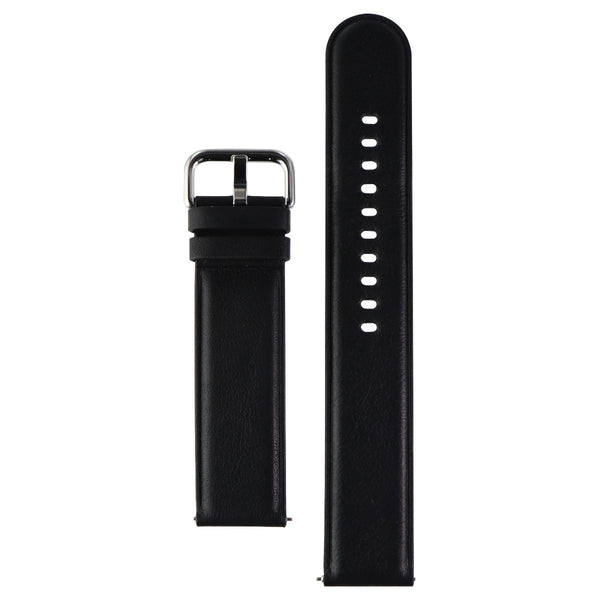 Samsung 20mm Leather Band for Galaxy Watch Active2 - Black/Silver - Large - Samsung - Simple Cell Shop, Free shipping from Maryland!