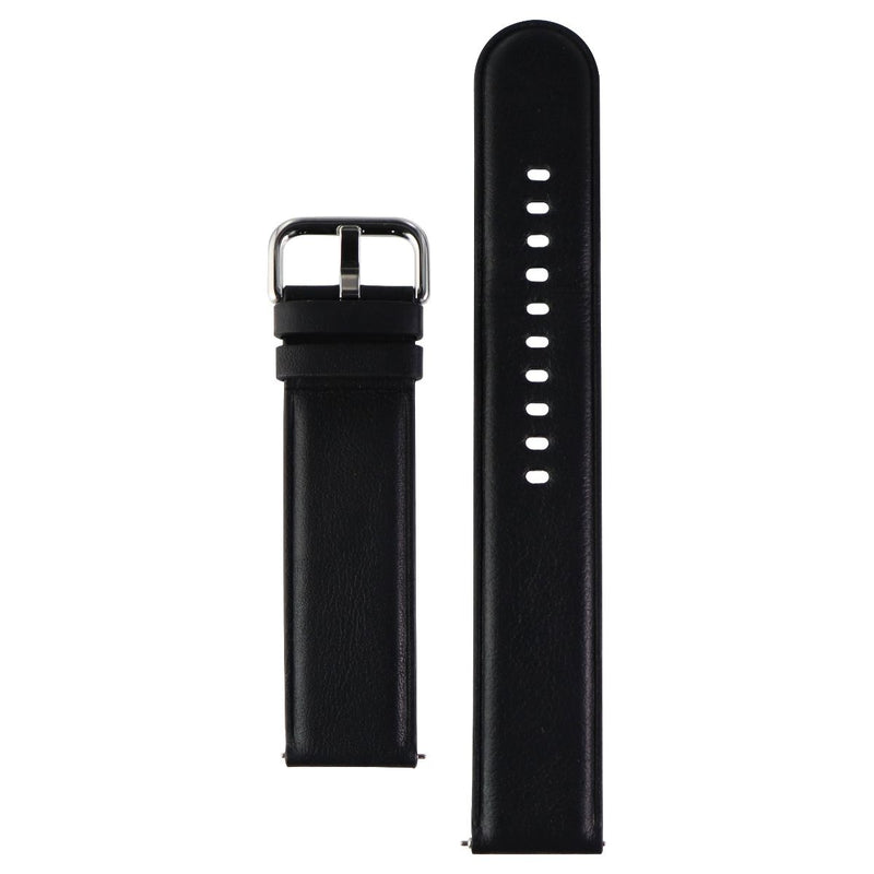 Samsung 20mm Leather Band for Galaxy Watch Active2 - Black/Silver - Large - Samsung - Simple Cell Shop, Free shipping from Maryland!
