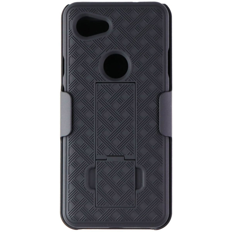 Hard Shell Case and Holster Combo for Google Pixel 3a - Black - Unbranded - Simple Cell Shop, Free shipping from Maryland!