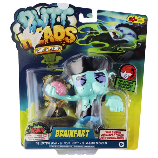 WowWee Buttheads - Brainfart (Zombie) - Interactive Farting Figurine - WowWee - Simple Cell Shop, Free shipping from Maryland!