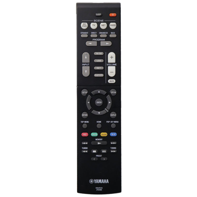 Yamaha Remote (RAV533 / ZP35490) for Select Yamaha Home Theater Devices - Black - Yamaha - Simple Cell Shop, Free shipping from Maryland!