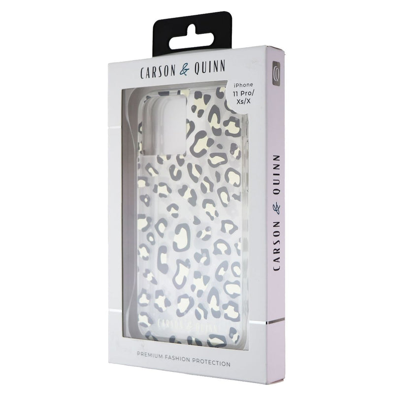 Carson & Quinn Hybrid Case for Apple iPhone 11 Pro & Xs/X  - Clear / Cheetah - Carson & Quinn - Simple Cell Shop, Free shipping from Maryland!