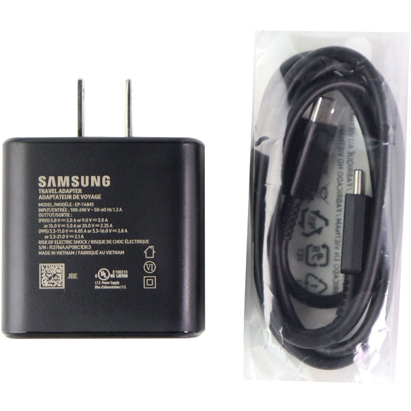 Samsung 45W USB-C Super Fast Charging Adapter w/ 1m USB-C Cable - Black EP-TA845 - Samsung - Simple Cell Shop, Free shipping from Maryland!
