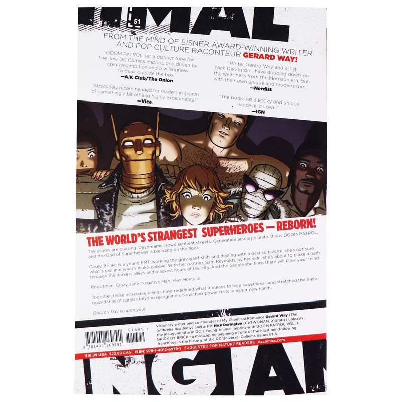 Doom Patrol Vol. 1: Brick by Brick (Young Animal) Comic Book - DC Comics - Simple Cell Shop, Free shipping from Maryland!
