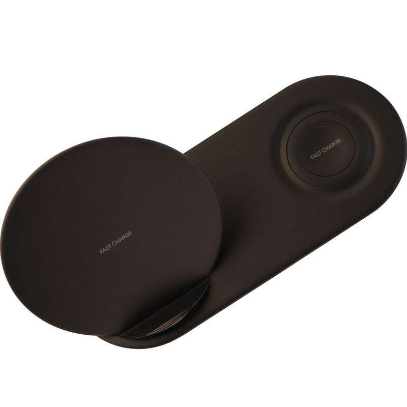 Samsung Wireless Charger Duo Fast Charge Stand and Pad - Black
