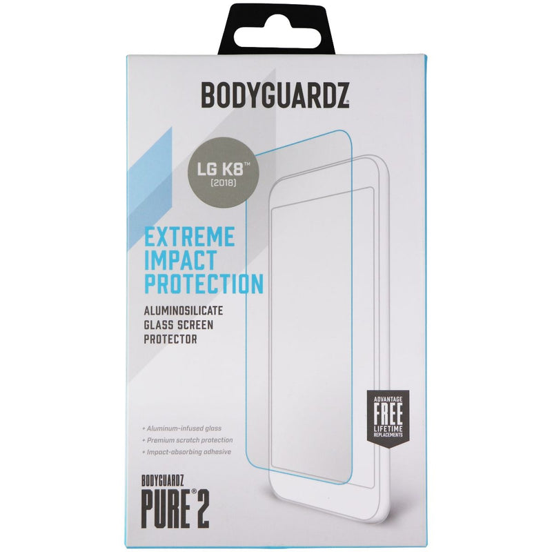 BodyGuardz Pure 2 Series Glass Screen Protector for LG K8 (2018) - Clear - BODYGUARDZ - Simple Cell Shop, Free shipping from Maryland!