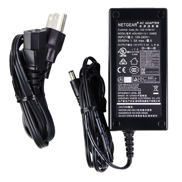 Netgear (ADS-65DI-12-1 / 12060E) 12V AC Adapter - Black - Netgear - Simple Cell Shop, Free shipping from Maryland!