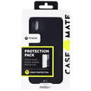 Case-Mate Tough Case + Glass Screen Protector for Moto e6 - Dark Blue Tint/Black - Case-Mate - Simple Cell Shop, Free shipping from Maryland!