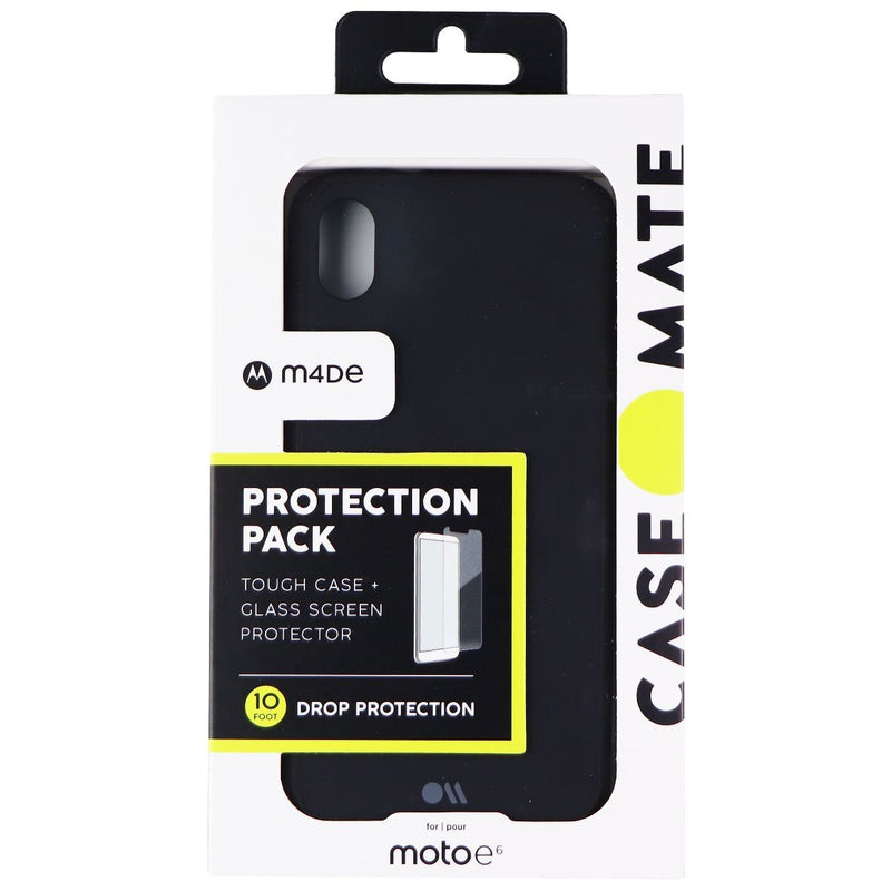 Case-Mate Tough Case + Glass Screen Protector for Moto e6 - Dark Blue Tint/Black - Case-Mate - Simple Cell Shop, Free shipping from Maryland!