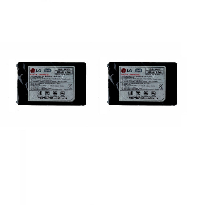 KIT 2x LG LGIP-340NV 950 mAh Replacement Battery for VN250 Cosmos VN530 Octane - LG - Simple Cell Shop, Free shipping from Maryland!