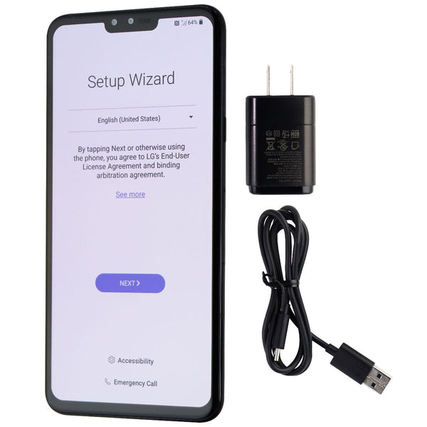 LG V40 ThinQ Smartphone (LM-V405) Verizon Only - 64GB / Aurora Black - LG - Simple Cell Shop, Free shipping from Maryland!
