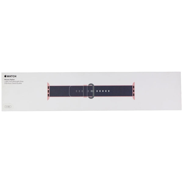 Apple 42mm Woven Nylon Band for Apple Watch 42 & 44mm- Light Pink/Midnight Blue - Apple - Simple Cell Shop, Free shipping from Maryland!