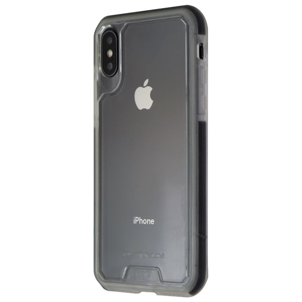 Platinum Hybrid Case w/ D30 for Apple iPhone X - Clear / Frosted Black Border - Platinum - Simple Cell Shop, Free shipping from Maryland!
