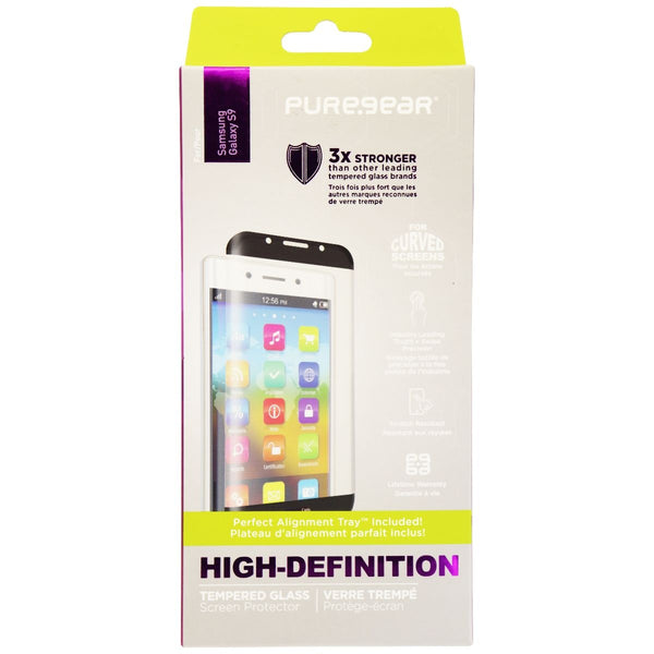PureGear HD Tempered Glass Screen Protector for Galaxy S9 - Black Edge - PureGear - Simple Cell Shop, Free shipping from Maryland!