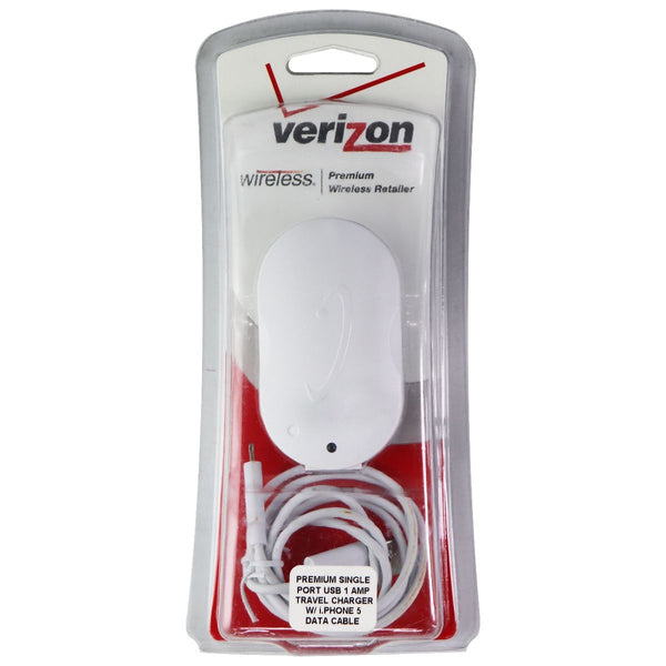 Wireless One (5V/1A) Single USB Wall Charger & MFi Cable for Apple - White - Wireless One - Simple Cell Shop, Free shipping from Maryland!