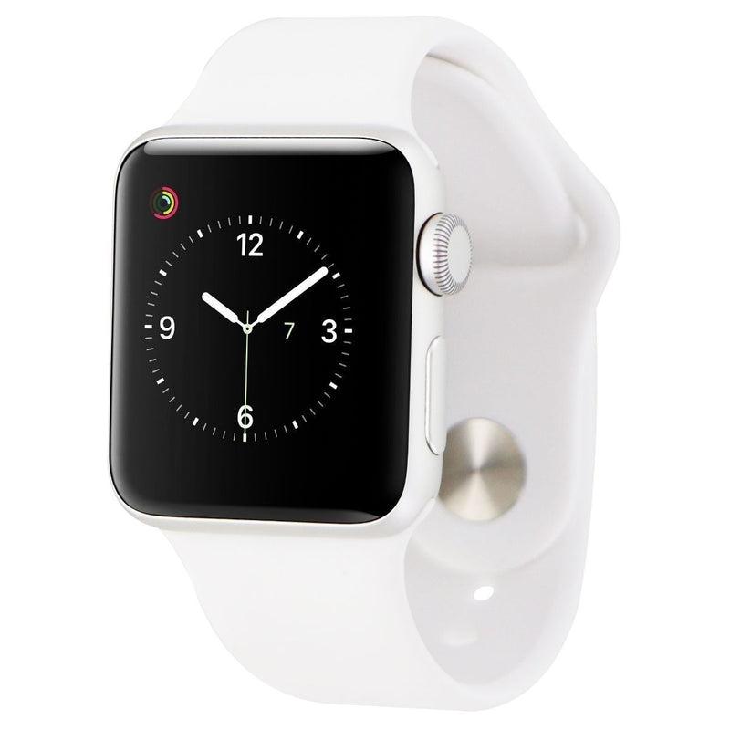 Apple Watch Sport Smartwatch (38mm) A1553 Silver Aluminum/White Sport Band - Apple - Simple Cell Shop, Free shipping from Maryland!