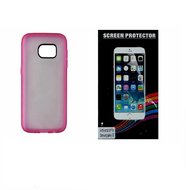 Screen Protector and Incipio Pink Frost Case for Samsung Galaxy S7 - Incipio - Simple Cell Shop, Free shipping from Maryland!