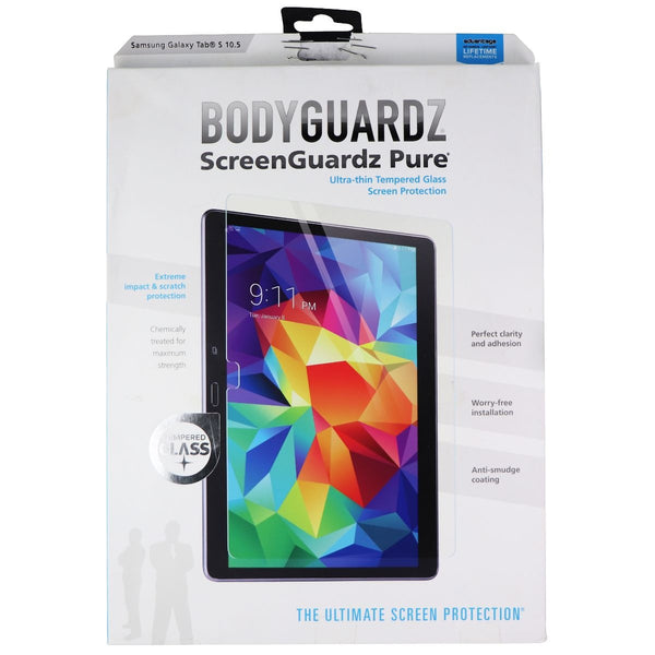 Bodyguardz ScreenGuardz Pure Tempered Glass for Galaxy Tab S (10.5) - Clear - BODYGUARDZ - Simple Cell Shop, Free shipping from Maryland!