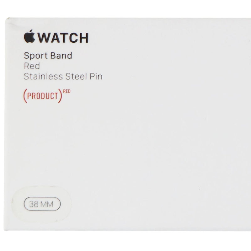 Apple Watch Sport Band (38mm) for Apple Watch Any Series 38mm/40mm - Product Red - Apple - Simple Cell Shop, Free shipping from Maryland!