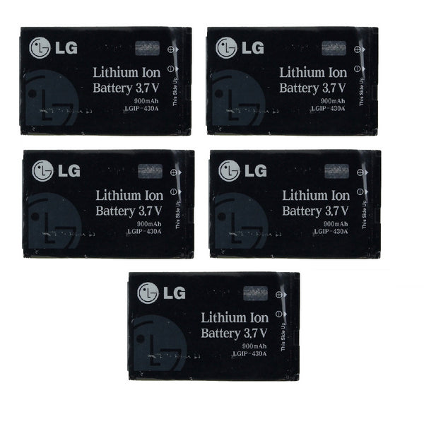 KIT 5x LG LGIP-430A 900 mAh Replacement Battery for LG CE110 AX585 GS170 - LG - Simple Cell Shop, Free shipping from Maryland!
