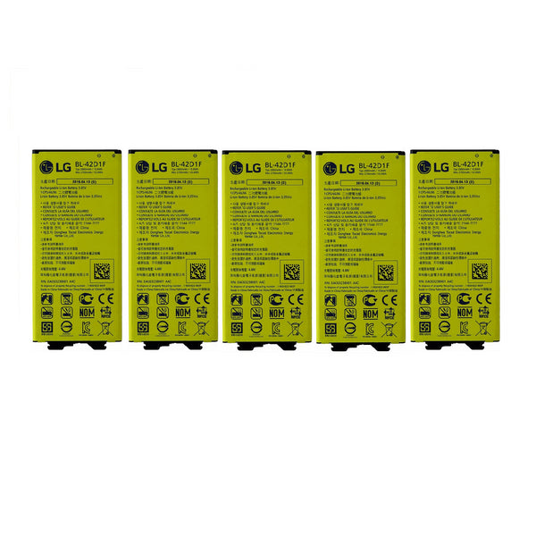 KIT 5x LG BL-42D1F 2800 mAh Replacement Battery for LG G5 - LG - Simple Cell Shop, Free shipping from Maryland!