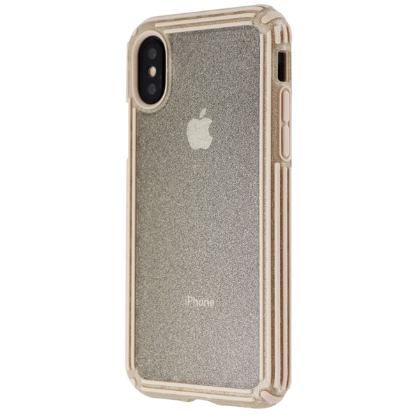 Speck Presidio V-GRIP Case for iPhone XS and X - Gold Glitter/Calfskin Brown - Speck - Simple Cell Shop, Free shipping from Maryland!