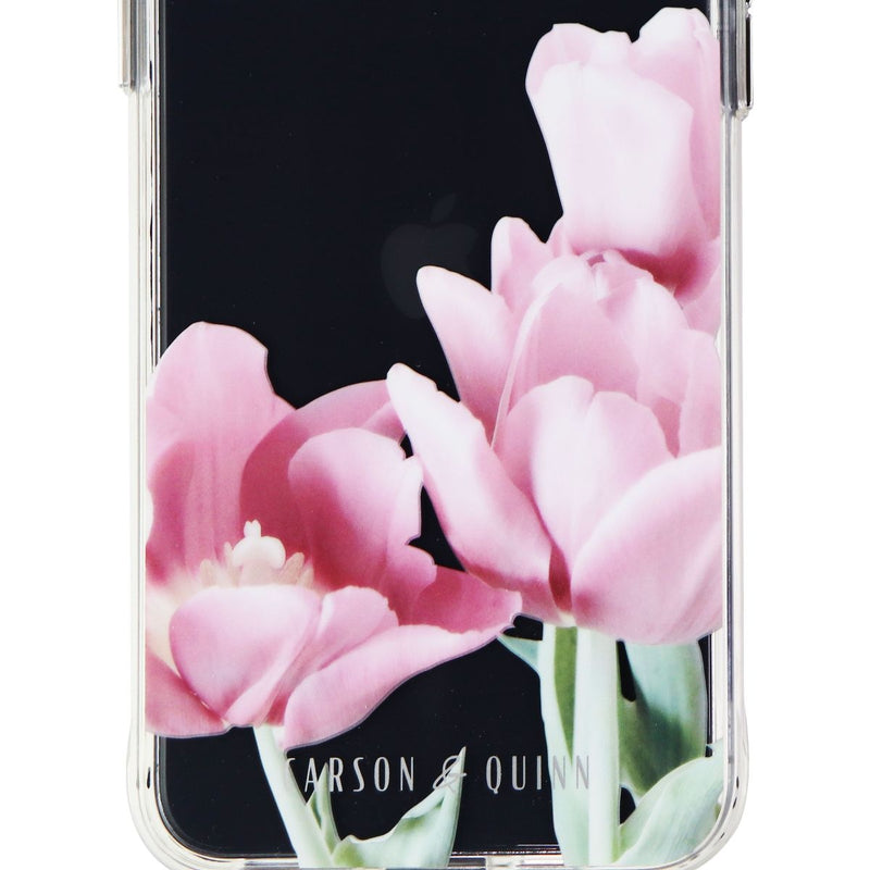 Carson & Quinn Hybrid Case for iPhone 11 Pro Max/Xs Max - Pink Tulips/Clear - Carson & Quinn - Simple Cell Shop, Free shipping from Maryland!