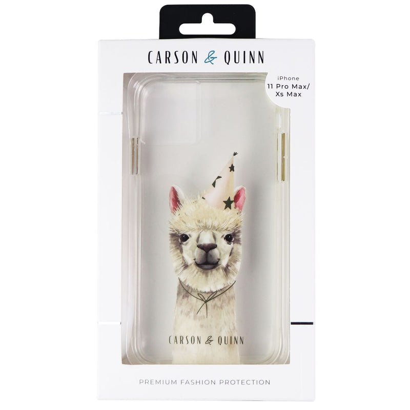 Carson & Quinn Case iPhone 11 Pro Max/Xs Max - Clear/Party Llama - Carson & Quinn - Simple Cell Shop, Free shipping from Maryland!