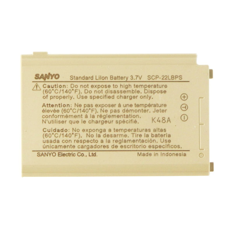 Sanyo Standard Li-ion Battery (SCP-22LBPS) 3.7V for SCP-7050 SCP-8400 - Sanyo - Simple Cell Shop, Free shipping from Maryland!