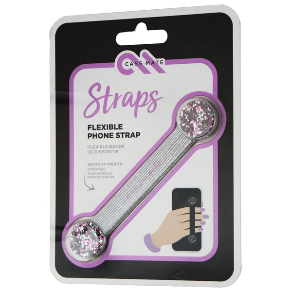Case-Mate Straps Series Flexible Adhesive Phone Strap - Pink Glitter - Case-Mate - Simple Cell Shop, Free shipping from Maryland!